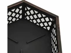 vidaxl Brasero con atizador acero 62x54x56 cm Marru00f3n Clearance