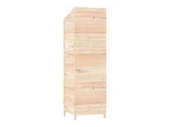 Garden Furniture Bristol Cobertizo de jardín madera maciza de abeto 55x52x174,5 cm Color natural claro Clearance