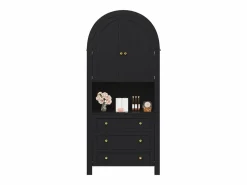 Buffet de cocina 70×35×180 cm - 2 puertas y 3 cajones - parte superior abovedada -^ModernLuxe Clearance