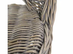 Clicnbuy Butaca de ratán kubu Gris Best