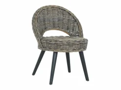 Conjunto Sofá Y Sillón|Butaca de ratán kubu 60x60x79 cm SHL5413
