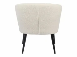ADEC Butaca Melrose respaldo circular blanco 70x66x64 cm Color natural claro Clearance