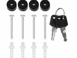 ECD Germany Buzón|Buzón de pared con 2 llaves incl. acero antracita