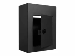 Buzón de Pared SucceBuy – Acero Robusto, 33x18x43 cm, Cerradura de Combinación, – Almacenamiento Seguro del Correo Negro Discount