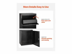 Buzón SucceBuy Buzón de Entrega para Exteriores con Cerradura para Entregas Seguras, 99 cm^ Clearance