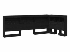 Clicnbuy Cabecero Y Puente De Cama|Cabecera de almacenamiento con estante Roble 100 cm