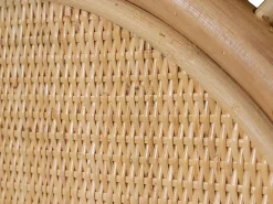 Vente-unique Cabecero Y Puente De Cama|Cabecero 160 cm de ratán color natural - SOLIA