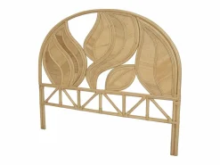 Vente-unique Cabecero Y Puente De Cama|Cabecero 160 cm de ratán de color natural - FLERIO
