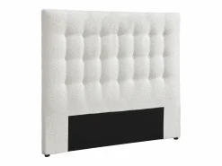 Cabecero capitoné de 160 cm en tela bouclé - FRANCESCO^Vente-unique Outlet