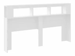 vidaxl Cabecero con LED madera de ingeniería 180x18,5x103,5 cm Blanco Hot