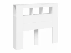 vidaxl Cabecero Y Puente De Cama|Cabecero con LED madera de ingeniería 120x18,5x103,5 cm