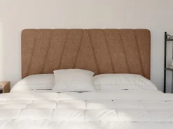 Vente-unique Cabecero de 190 cm en tejido - LIDAMA de Pascal Morabito Terracota Discount