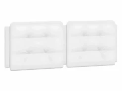 Cabecero de cama acolchado cuero sintético 140 cm^Clicnbuy Online