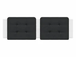 Cabecero de cama acolchado cuero sintético blanco 160 cm^Clicnbuy Sale