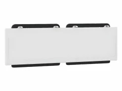Cabecero de cama acolchado cuero sintético blanco 160 cm^Clicnbuy Sale
