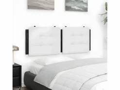 Clicnbuy Cabecero Y Puente De Cama|Cabecero de cama acolchado cuero sintético negro 120 cm