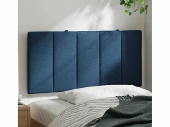 Clicnbuy Cabecero de cama acolchado tela 100 cm Azul New