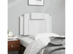 Cabecero de cama acolchado cuero sintético 80 cm^Clicnbuy Online