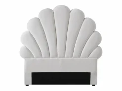Cabecero de cama con forma de concha 110 cm en terciopelo - MOANA^Vente-unique Clearance