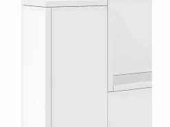 Clicnbuy Cabecero de cama con LED 220x16,5x103,5 cm Blanco Sale