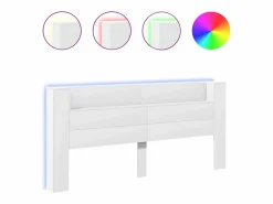 Cabecero de cama con LED 220x16,5x103,5 cm ES476433^ Clearance