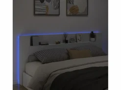 Cabecero de cama con LED 220x16,5x103,5 cm ES476433^ Clearance