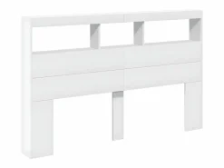 Clicnbuy Cabecero Y Puente De Cama|Cabecero de cama con LED 160x17x102 cm