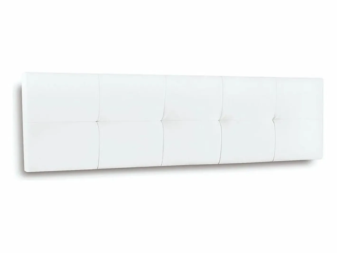 Cabecero de cama de 50x150x4 cm de plancha de madera y en polipiel en color Jensen^Cambia tus muebles Outlet