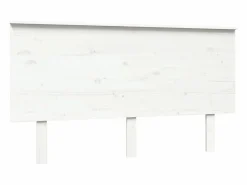 vidaxl Cabecero de cama madera maciza de pino 144x6x82,5 cm Blanco Online
