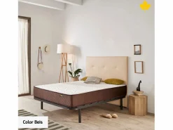 Cabecero Y Puente De Cama|Cabecero de Cama Tapizado 135 cm | | Tela de Polipiel Liso | Directo al suelo sin agujeros | Descansin