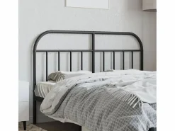 Clicnbuy Cabecero de metal 135 cm Negro Clearance