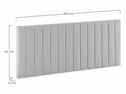 VS Venta-stock Cabecero Y Puente De Cama|Cabecero Eris tapizado 160x60 cm