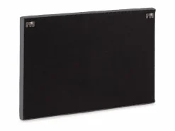 VS Venta-stock Cabecero Eris tapizado 90x60 cm Gris oscuro Gris antracita Best