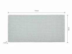 Cabecero infantil tapizado en vichy color turquesa 110x52cm Azul turquesa Best