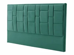 Vente-unique Cabecero moderno de 180 cm en terciopelo Verde abeto HERMINE Verde pino New