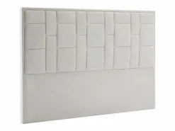 Vente-unique Cabecero Y Puente De Cama|Cabecero moderno de 180 cm en terciopelo - HERMINE