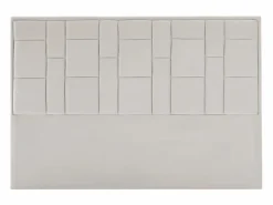 Vente-unique Cabecero Y Puente De Cama|Cabecero moderno de terciopelo de 140 cm - HERMINE