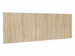 vidaxl Cabecero pared madera contrachapada roble Sonoma 240x1,5x80cm Color natural claro Hot