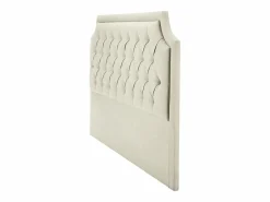 Vente-unique Cabecero tapizado 170 cm en tela - JOHENE Beige