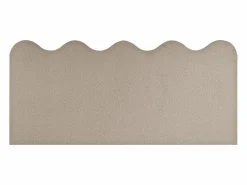 Cabecero tapizado forma ondulada tejido teddy 160x73,5cm^ Sale