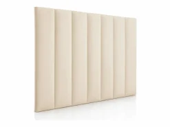 Morfeo Descanso Cabecero Y Puente De Cama|Cabecero tapizado nórdico líneas verticales tela antimanchas para cama 200 cm - 210x125 cm