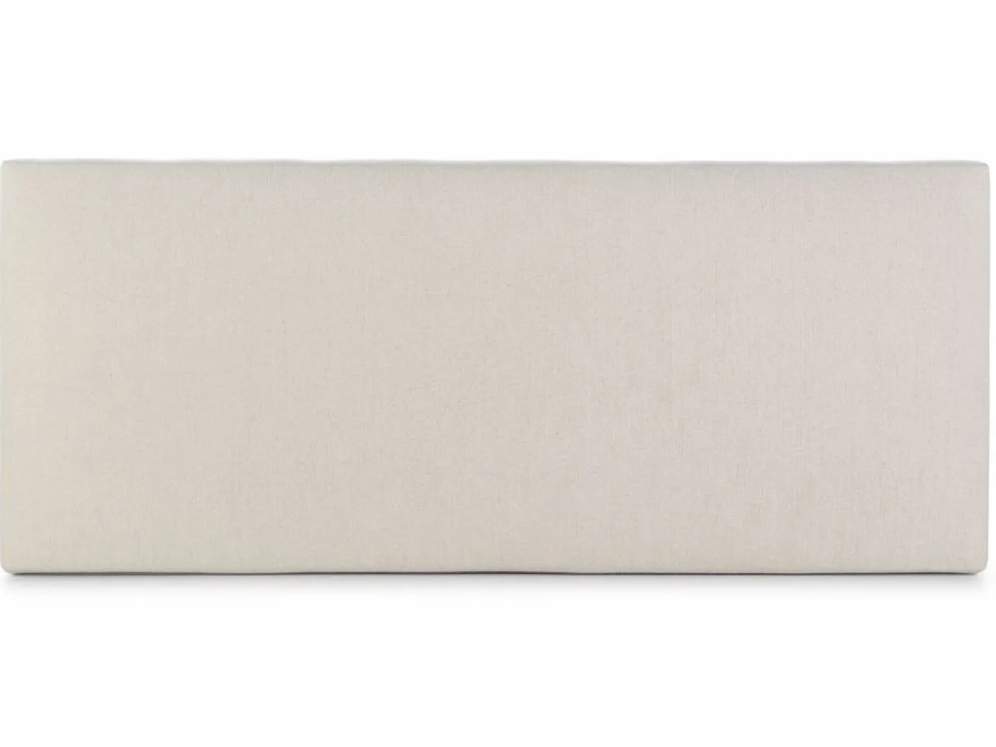 Cabecero tapizado Tagomago 160x60 cm de Lino Natural, Acolchado con Espuma, 8 cm de Grosor^VS Venta-stock Hot