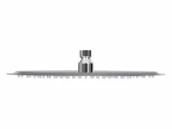 Helloshop26 Cabezal de ducha de lluvia redondo de acero inoxidable de 30 cm 02_0002069 Gris Discount