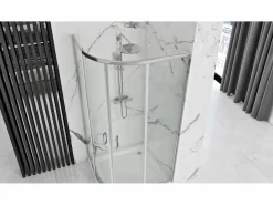 Rea Cabina De Ducha|Cabina De Ducha + Plato De Ducha Look Chrome 80X80