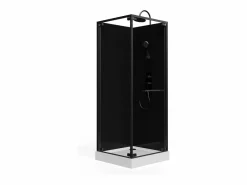 Shower & Design Cabina De Ducha|Cabina de ducha cuadrada - Altura ajustable - - L80 x l80 x Alt. 213/232 cm - BADONI
