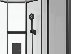 Cabina de ducha de hidromasaje rectangular, Ancho 110 x Prof. 80 x Alt. 215 cm, SULIPA^Shower & Design Hot