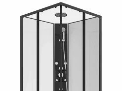 Cabina de ducha de ángulo hidromasaje, Ancho 80 x 80 x Alt. 225 cm, KIVORA^Shower & Design Clearance