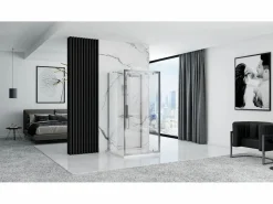 Rea Cabina De Ducha|Cabina De Ducha De Pared Rapid Swing Chrome 100X80
