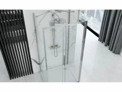 Cabina De Ducha De Pared Rapid Slide Chrome 100X80^Rea Outlet