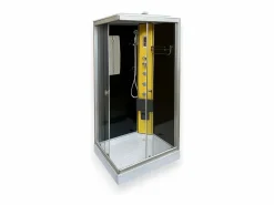 ELITESHOPPING Cabina de ducha hidromasaje 100 x 70 cm - Mars Transparente Sale